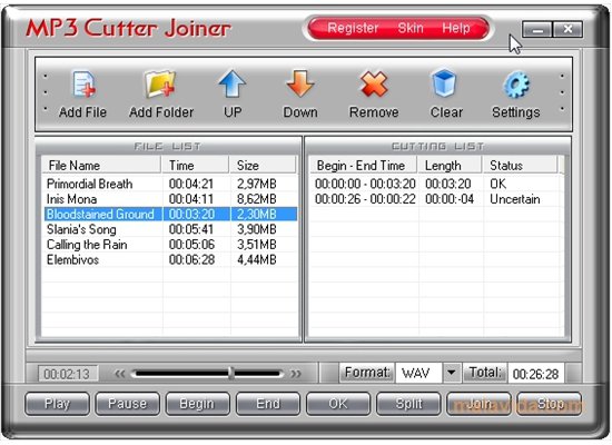 mp3 cutter and joiner online